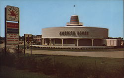America House Motor Inn & Restaurant Postcard