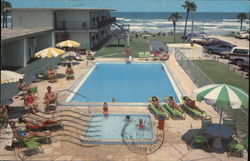 Coastal Waters Motel Postcard
