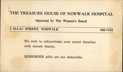 The Treasure House of Norwalk Hospital The Treasure House of Norwalk Hospital