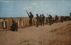 Rifle Instruction Fort Dix, NJ Postcard Postcard Postcard