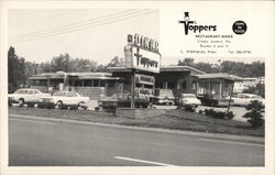 Toppers Restaurant - Diner Postcard