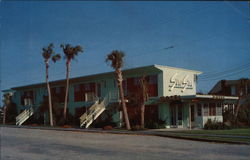 Surfside Apartment Motel Postcard