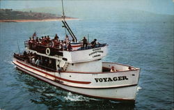 Sight-Seeing Boat "Voyager" Redondo Beach, CA Postcard Postcard Postcard