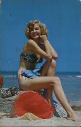 Partially Nude Girl on Beach Partially Nude Girl on Beach