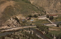 Hot Sulphur Springs Mineral Baths Postcard