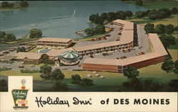 Holiday Inn of Des Moines Iowa Postcard Postcard Postcard