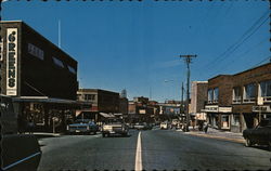 Government Road Looking East Postcard