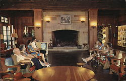 Spring Mill Inn Lobby Mitchell, IN Postcard Postcard Postcard