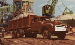 GMC DW 450-37 Model Truck Postcard