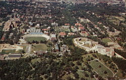 Aerial View of the Syracuse University Campus Postcard