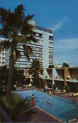 The Lafayette Hotel and Lanais Long Beach, CA Postcard Postcard Postcard