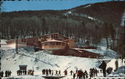 THE VALLEY HOUSE BASE LODGE Postcard