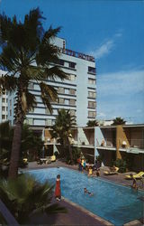 The Lafayette Hotel and Lanais Long Beach, CA Postcard Postcard Postcard