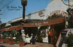 El Paseo Inn de Los Angeles California Postcard Postcard Postcard