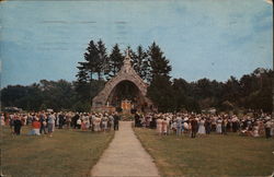 Shrine of Our Lady of Lourdes Kennebunkport, ME Postcard Postcard Postcard