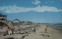 View Down Wells Beach Postcard