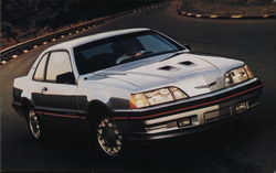 1987 Thunderbird Turbo Coupe. Cars Postcard Postcard Postcard