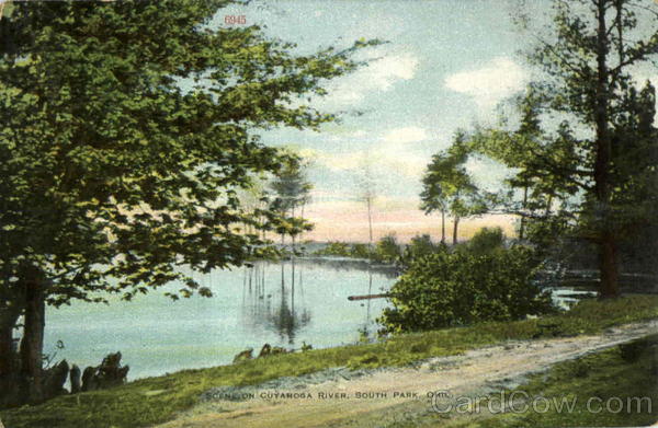 Scene On Cuyahoga River, South Park Scenic Ohio