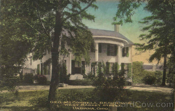 Geo. McConnell Residence, West Market Street Urbana Ohio