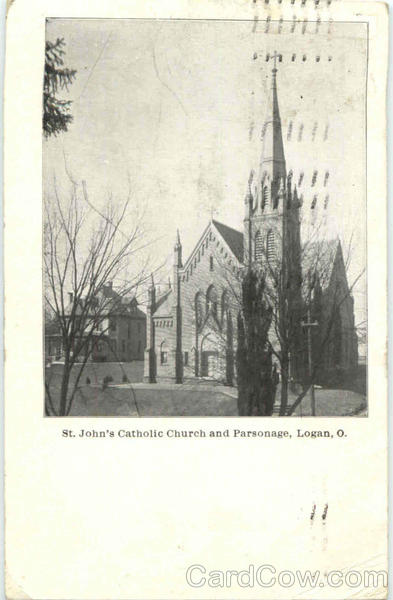 St. John's Catholic Church And Parsonage Logan Ohio