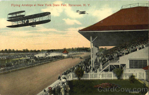 Flying Airships At New York State Fair Syracuse