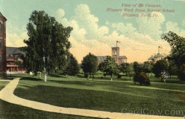 View Of The Campus Slippery Rock Pennsylvania