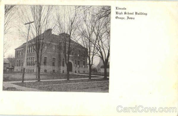 Lincoln High School Building Osage Iowa