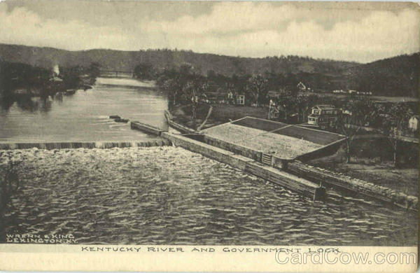Kentucky River And Government Lock Lexington