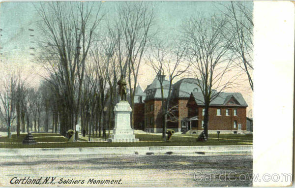 Soldiers Monument Cortland New York