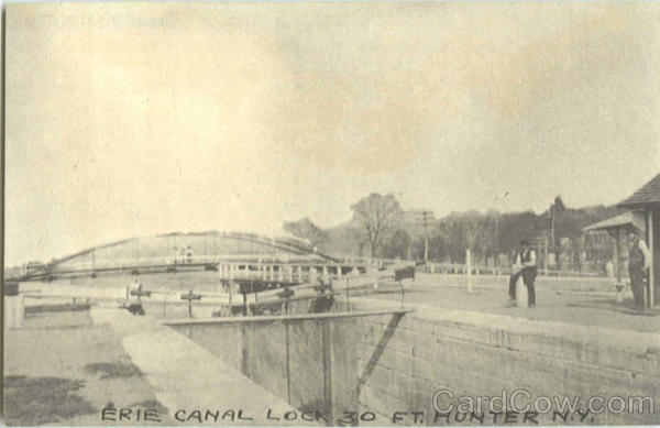 Fire Canal Lock Fort Hunter New York