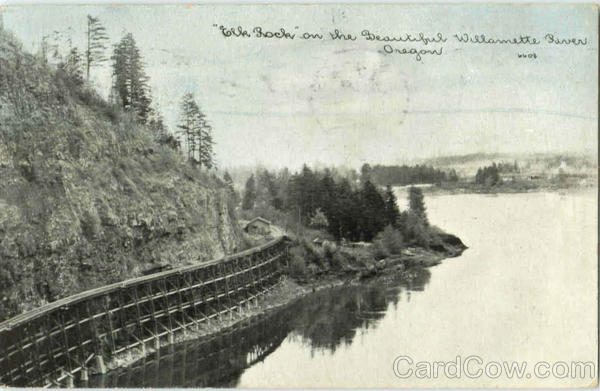 Elk Rock Willamette River Scenic Oregon
