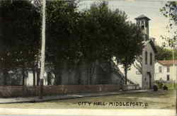 City Hall Middleport, OH Postcard Postcard