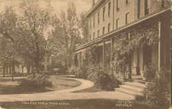 College Porch From North Postcard