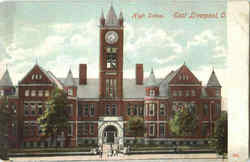 High School East Liverpool, OH Postcard Postcard