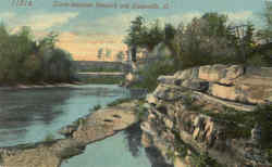 Scene Between Newark And Zanesville Postcard