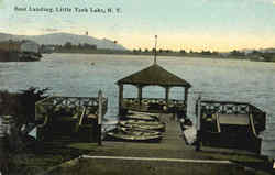 Boat Landing Little York Lake Postcard