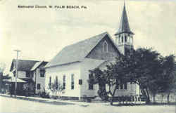 Methodist Church West Palm Beach, FL Postcard Postcard