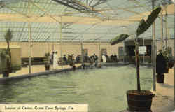 Interior Of Casino Green Cove Springs, FL Postcard Postcard