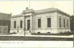 Post Office Jacksonville, IL Postcard Postcard