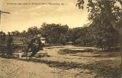 Driveway And Lake In Atkinson Park Henderson, KY Postcard Postcard