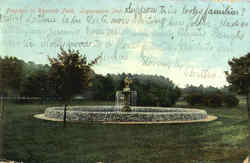 Fountain In Riverside Park Postcard