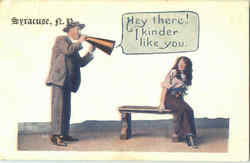 Hay There! I Kinder Like You Postcard