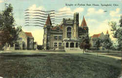 Knights Of Pythias State House Springfield, OH Postcard Postcard