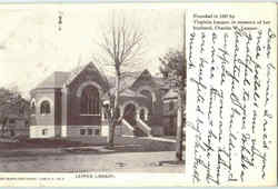 Lepper Library Lisbon, OH Postcard Postcard