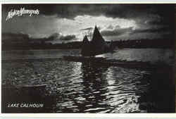 Night In Minneapolis Postcard