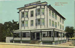 Hotel Poinsettia Miami, FL Postcard Postcard