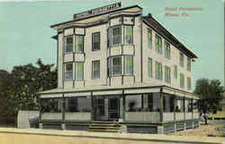 Hotel Poinsettia Postcard