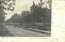 Church Street Keansburg, NJ Postcard Postcard