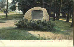 Battle Monument Rutherford, NJ Postcard Postcard