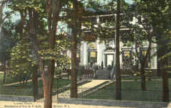 Linden Place Residence Of Col. S. P. Colt Postcard